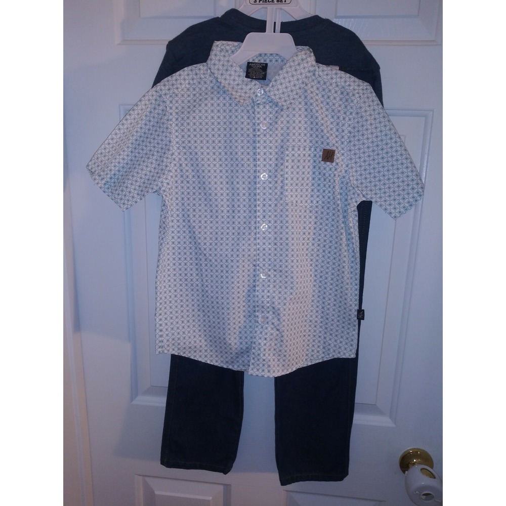Boy's Size 7 American Hawk. 3 Piece Set. 2 shirts and Jeans. Brand new set.